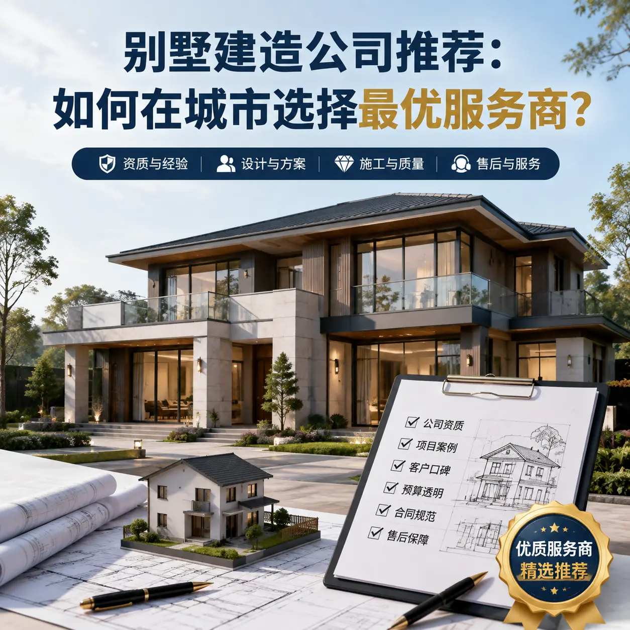 别墅建造公司推荐:如何在 正安 选择最优服务商?
