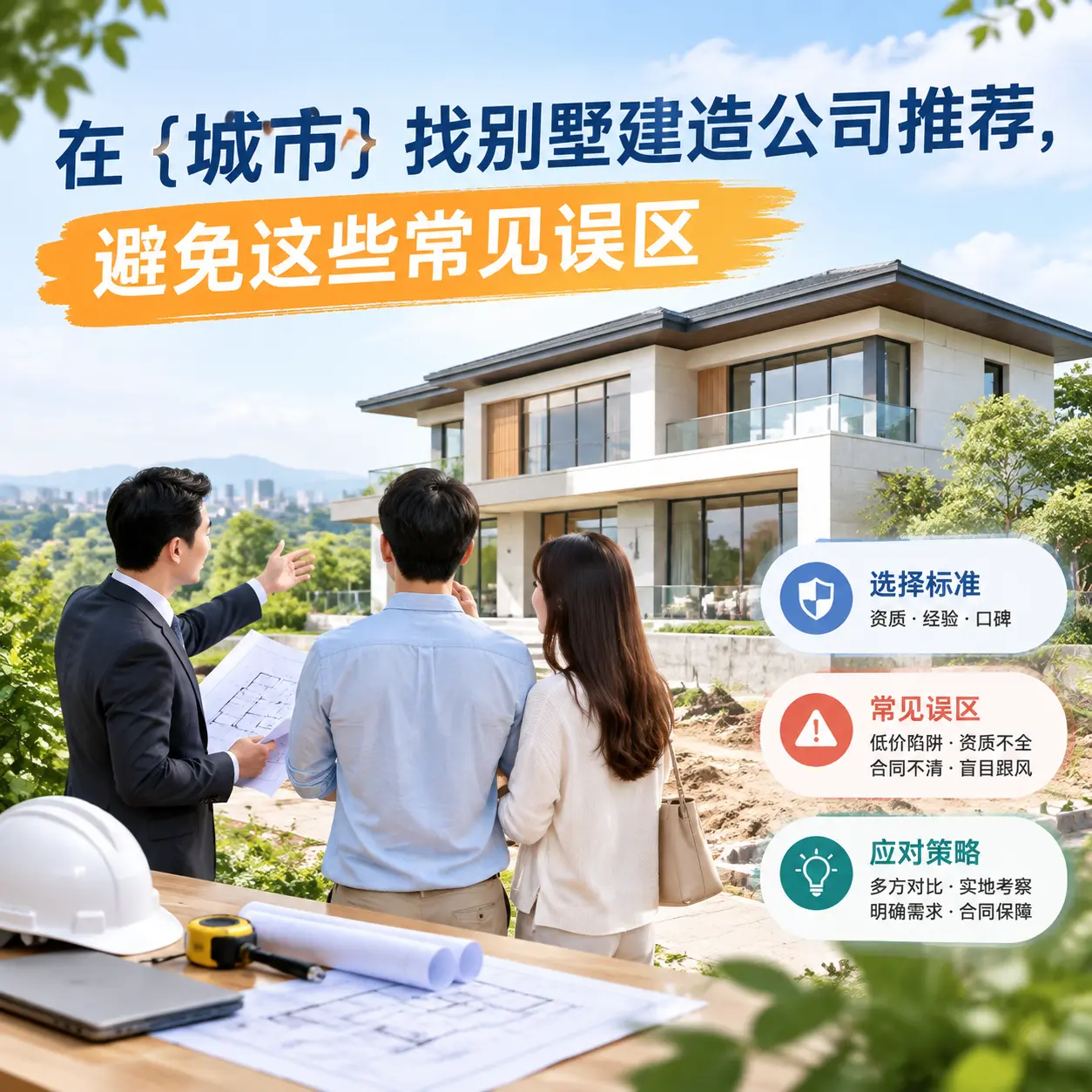 在 正安 找别墅建造公司推荐，避免这些常见误区