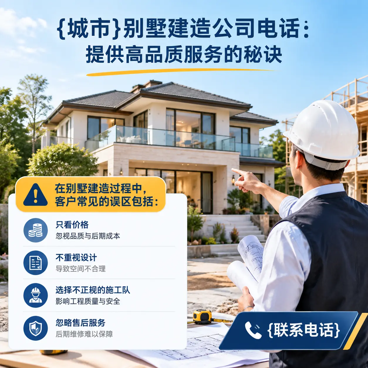 正安别墅建造公司电话：提供高品质服务的秘诀