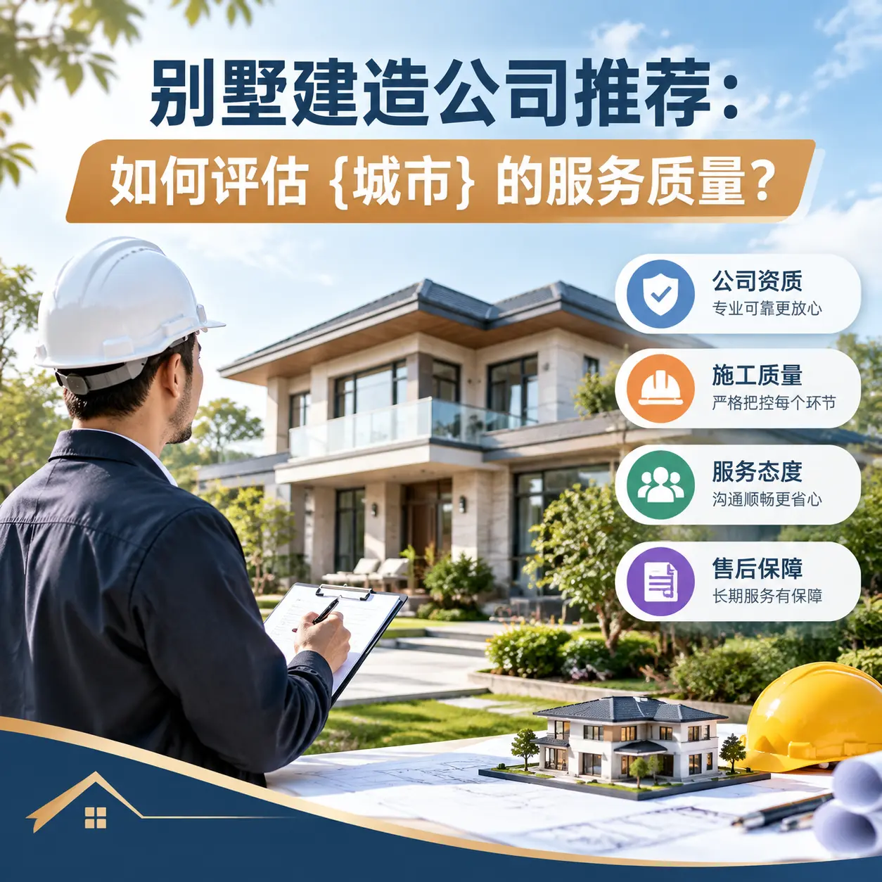 别墅建造公司推荐：如何评估 正安 的服务质量？