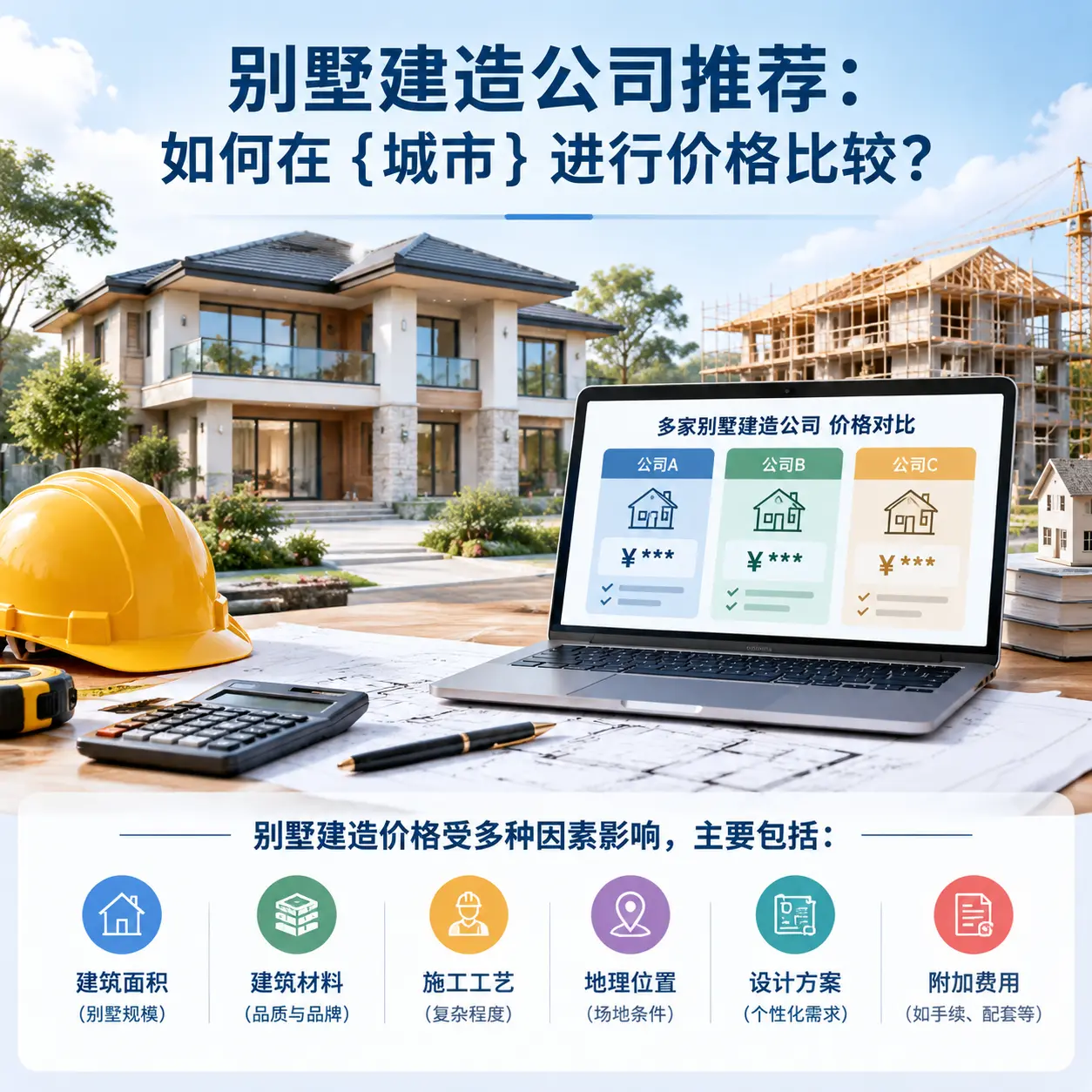 别墅建造公司推荐:如何在 正安 进行价格比较?
