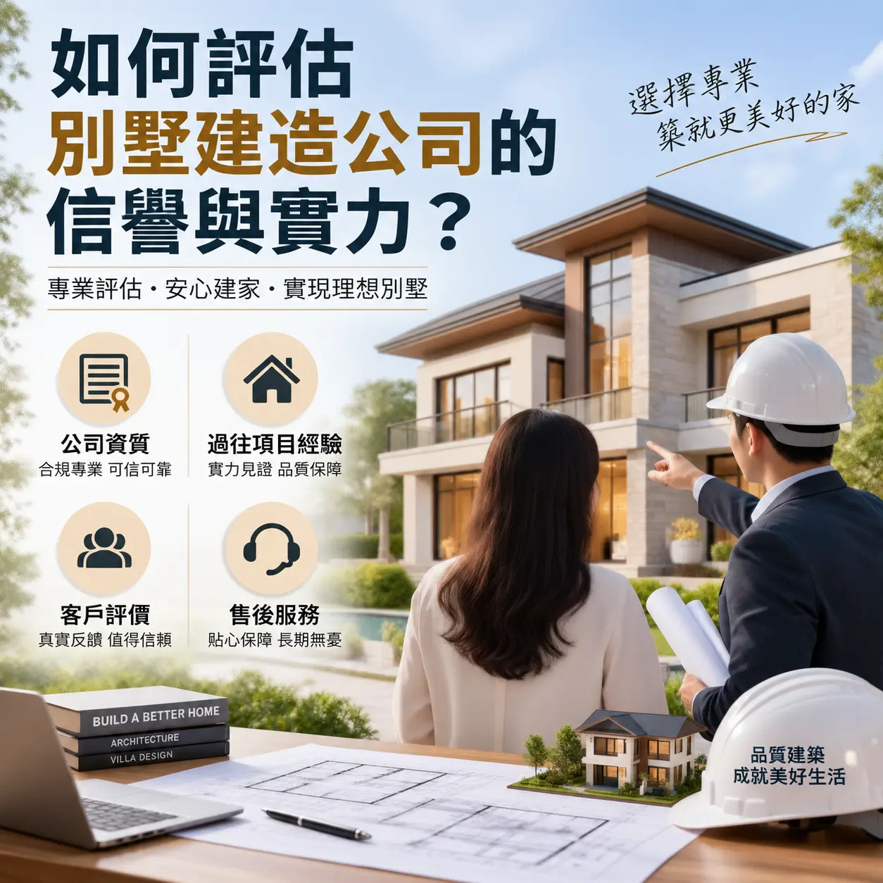 如何评估 正安 别墅建造公司的信誉与实力？