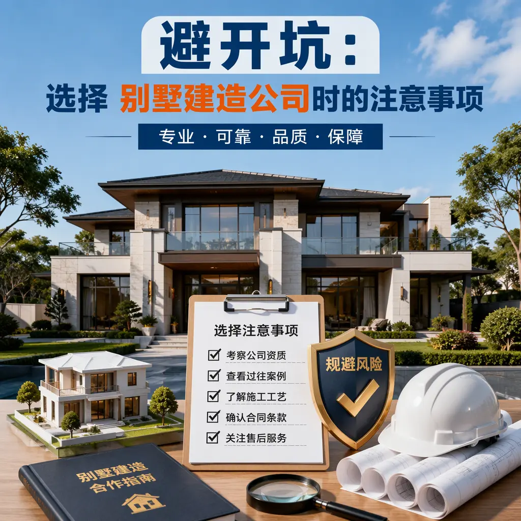 避开坑:选择 正安 别墅建造公司时的注意事项