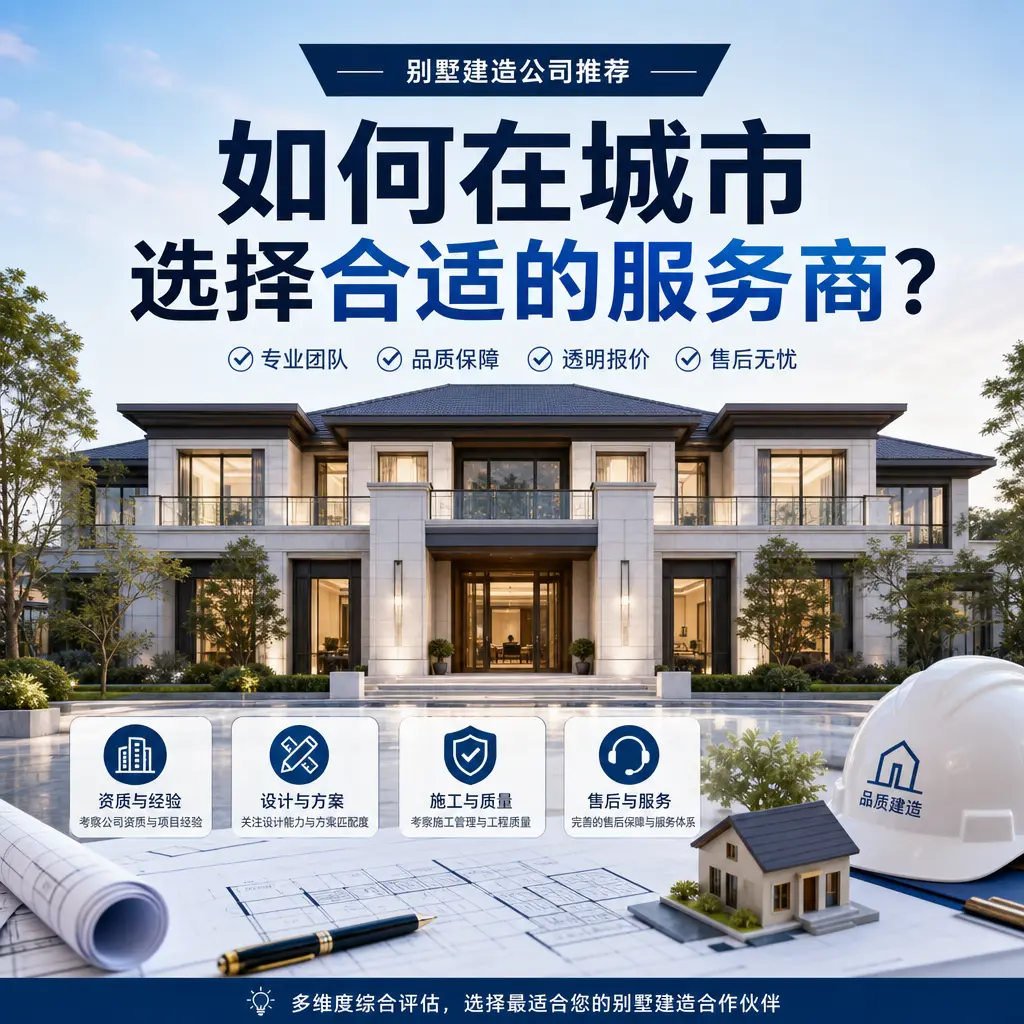 别墅建造公司推荐:如何在 正安 选择合适的服务商?