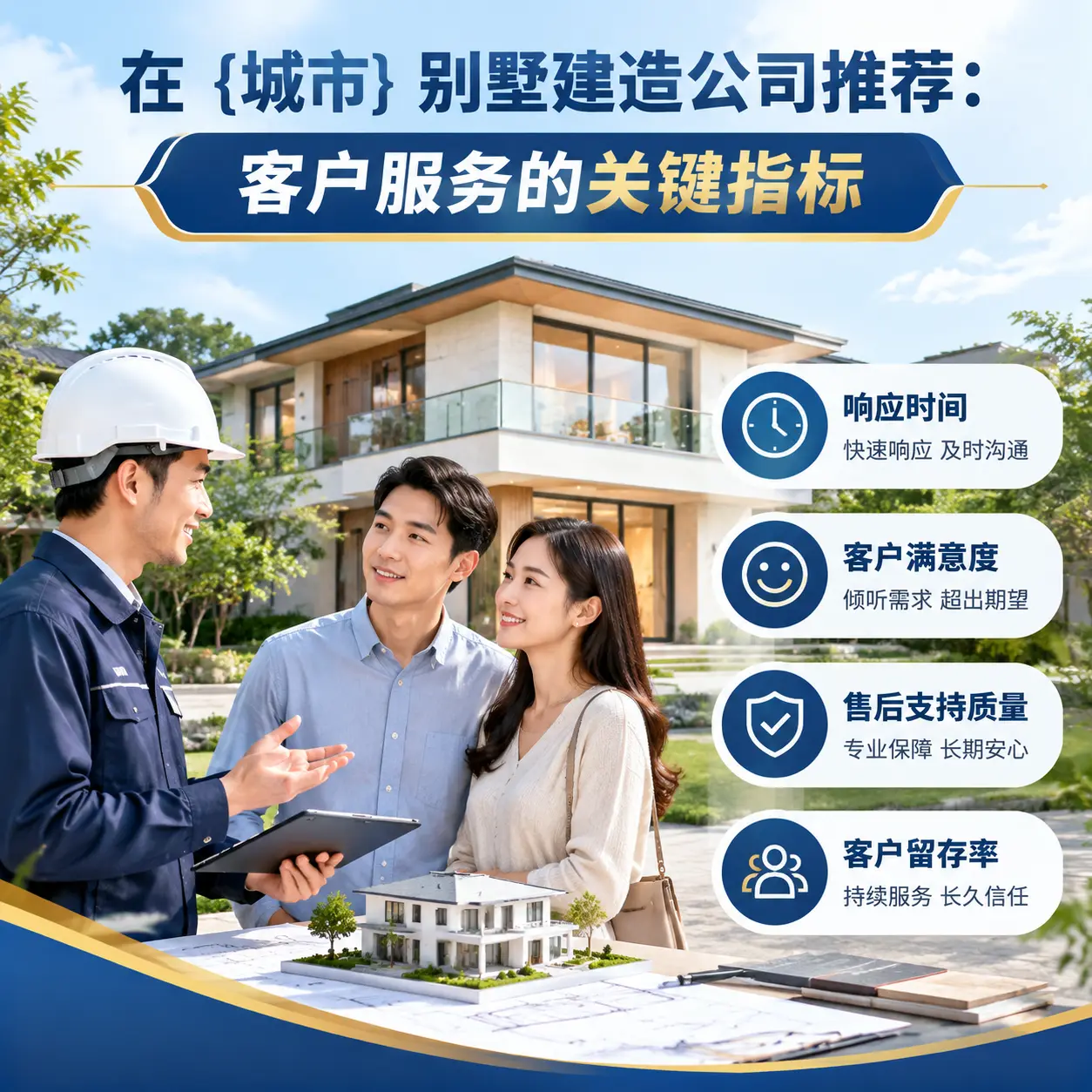 在 正安 别墅建造公司推荐:客户服务的关键指标