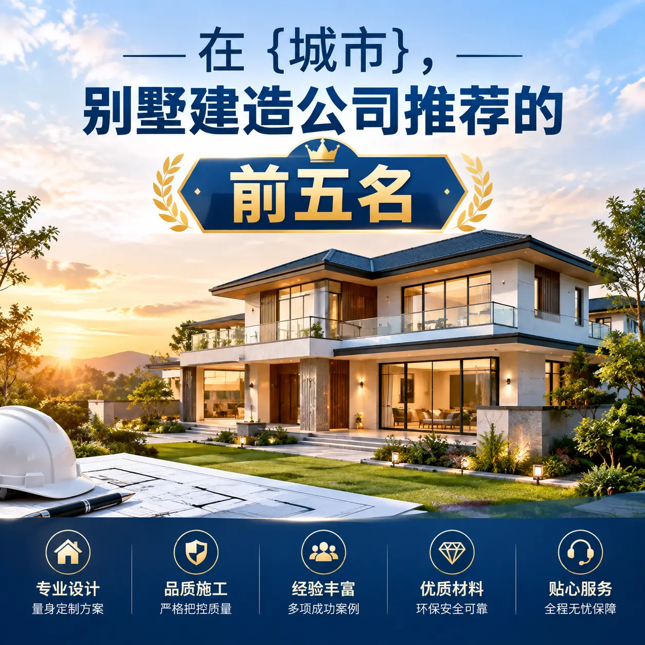 在 正安,别墅建造公司推荐的前五名