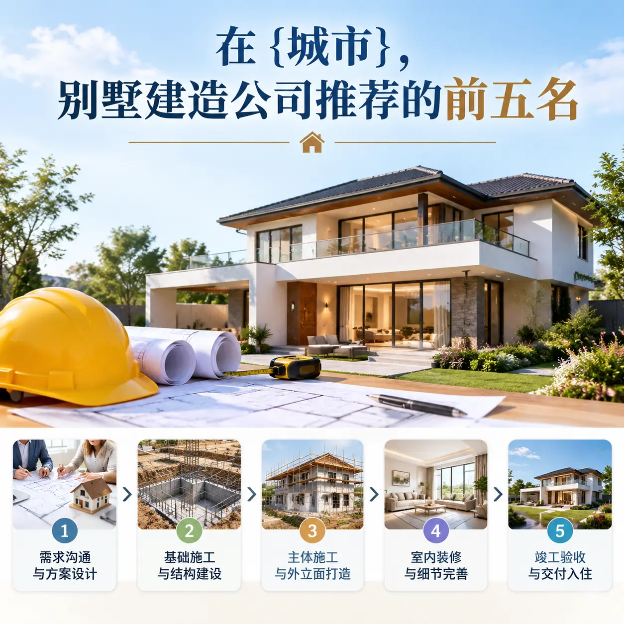 在 正安,别墅建造公司推荐的前五名