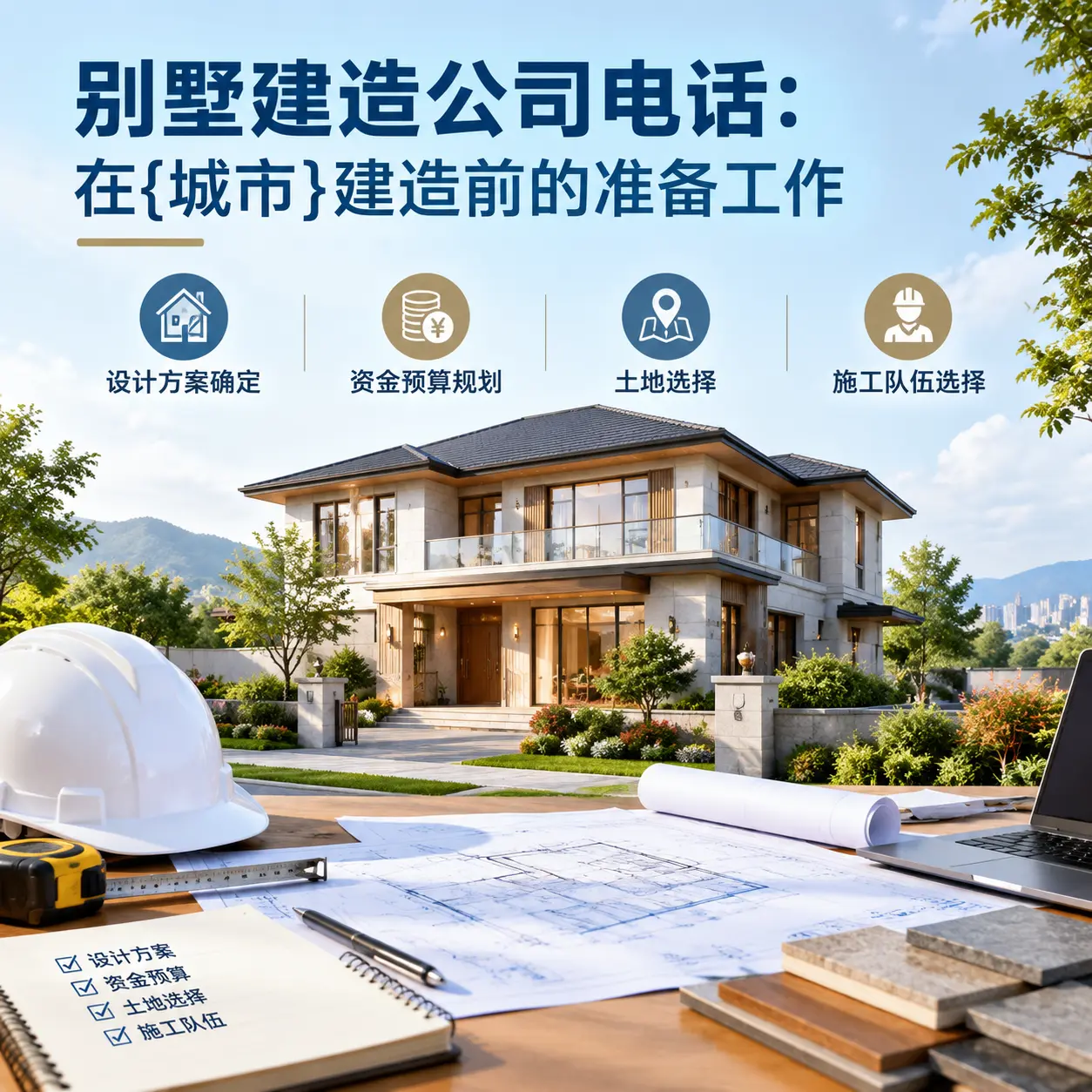 别墅建造公司电话：在正安建造前的准备工作