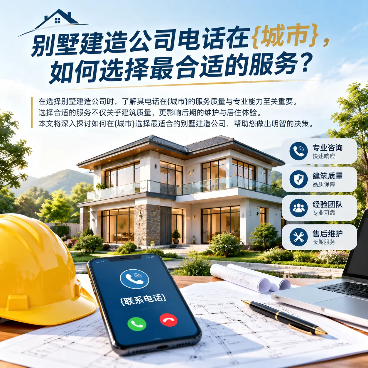 别墅建造公司电话在正安，如何选择最合适的服务？