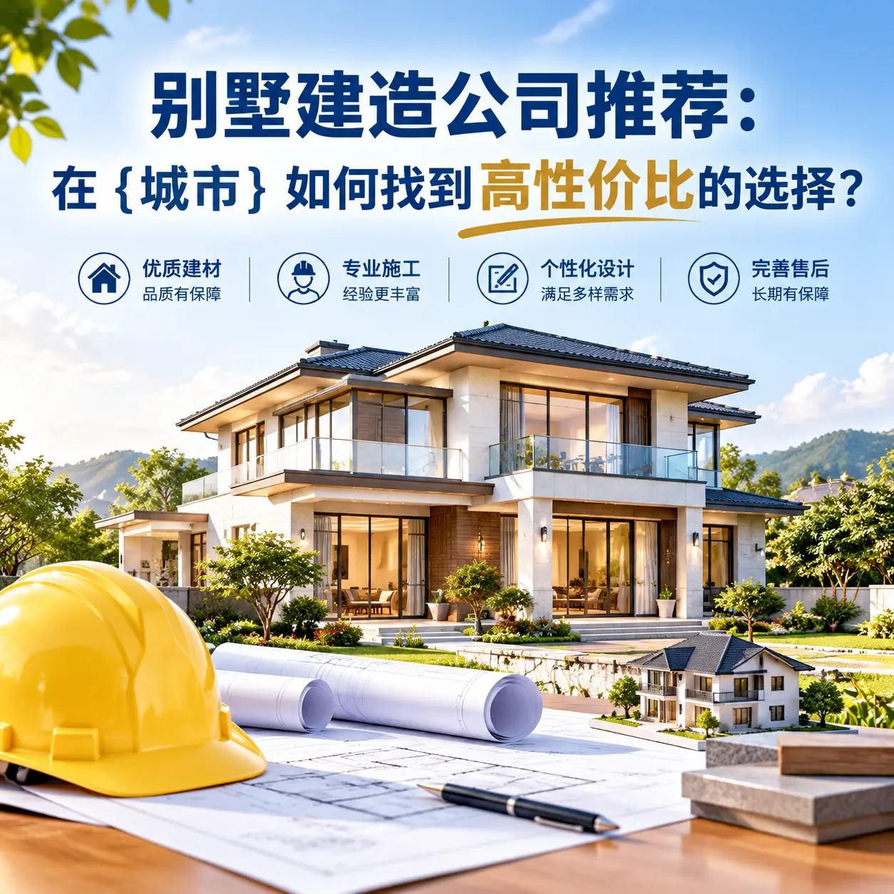 别墅建造公司推荐：在 正安 如何找到高性价比的选择？