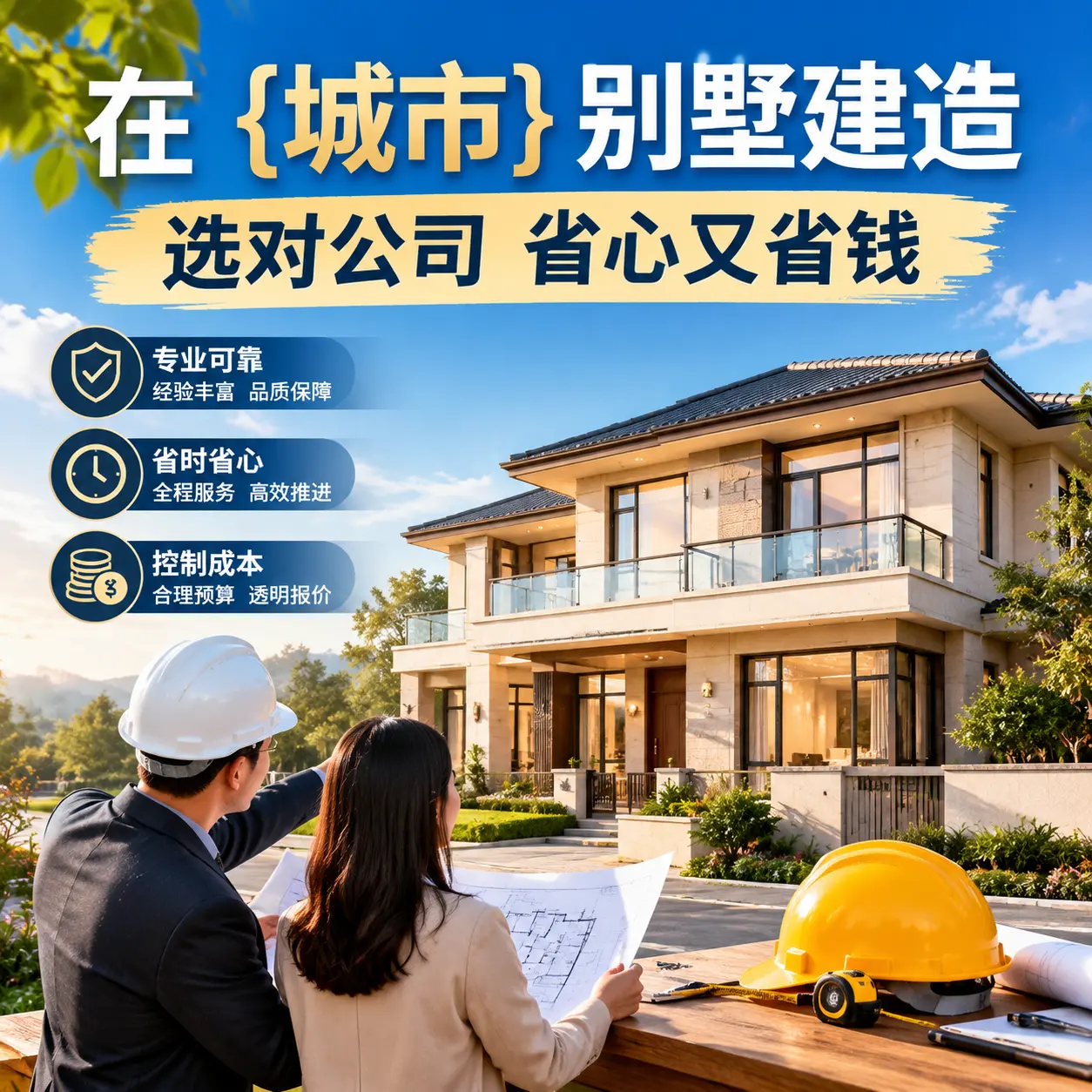 在 正安 别墅建造，选对公司省心又省钱