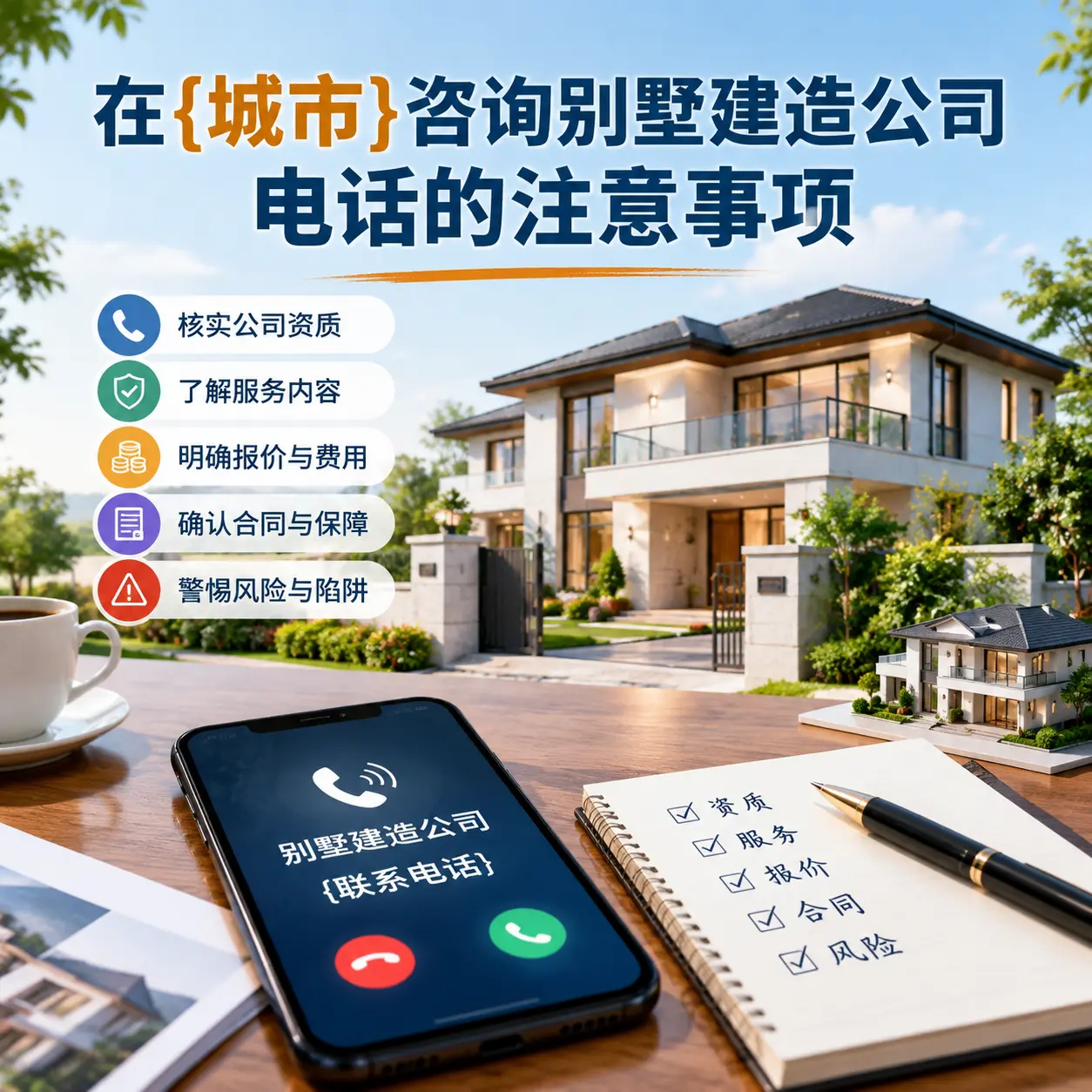 在正安咨询别墅建造公司电话的注意事项