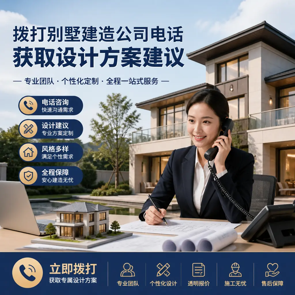 拨打正安别墅建造公司电话,获取设计方案建议
