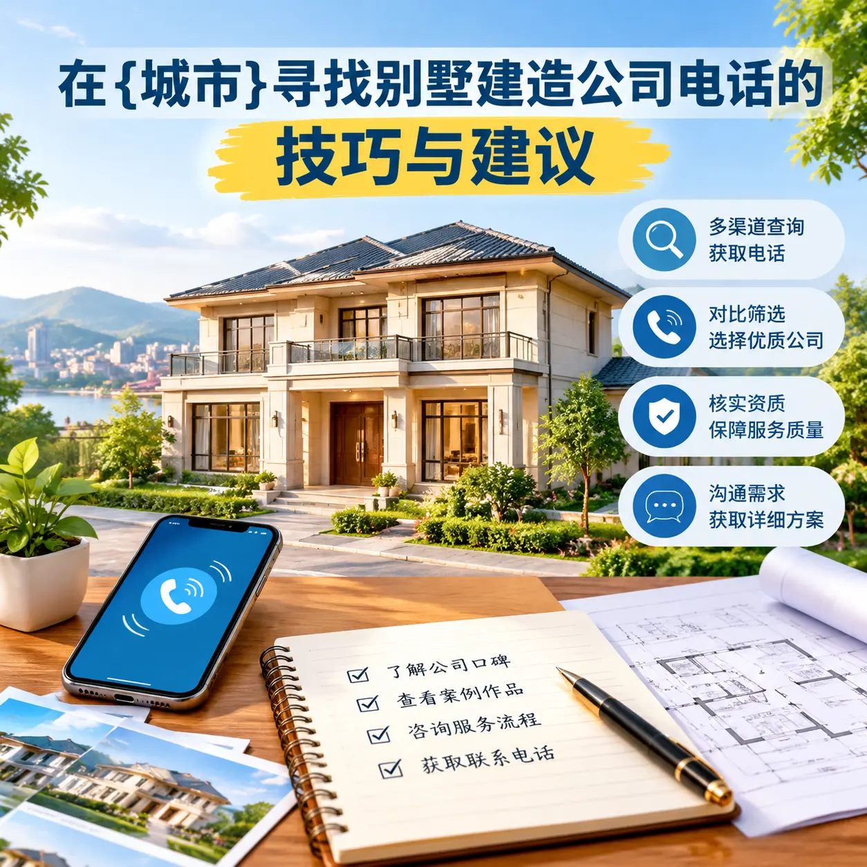 在正安寻找别墅建造公司电话的技巧与建议