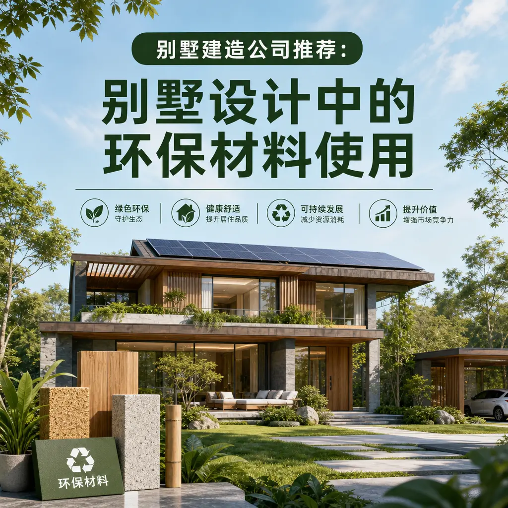 别墅建造公司推荐: 正安 别墅设计中的环保材料使用
